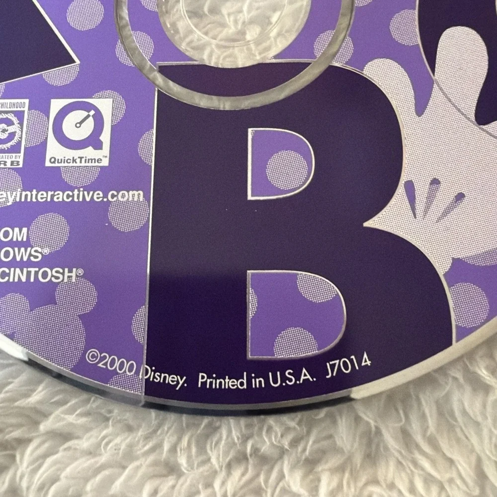 Disney Preschool CD PC Computer Game Disc Mickey Mouse 2000 Disc Only